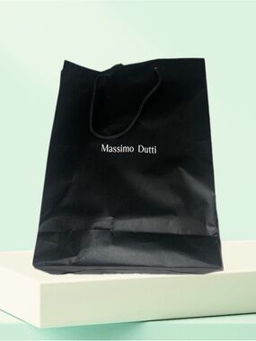 Massimo Dutti Elegant Black Tote